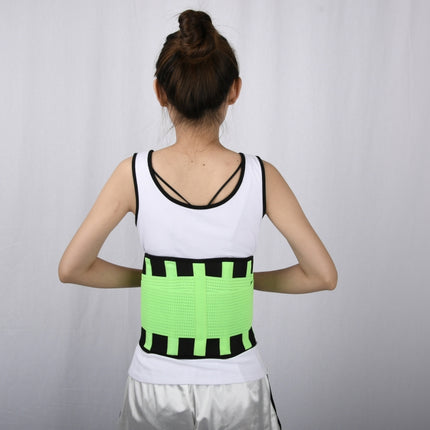 Breathable Mesh Warm Waist Belt Reinforced Steel Plate Support Sports Waist Belt, Specification: S(Purple)-garmade.com