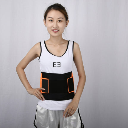 Breathable Mesh Warm Waist Belt Reinforced Steel Plate Support Sports Waist Belt, Specification: M(Pink)-garmade.com