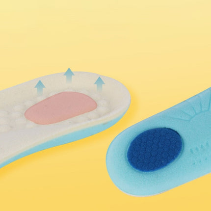 XD-910 5 Piars Jersey Surface And Vigorously Cotton Children Soft Sports Insoles, Size: 26-30-garmade.com