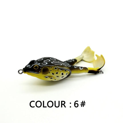 2 PCS Rotating Legs Thunder Frog Outdoor Fishing Bionic Bait(6)-garmade.com