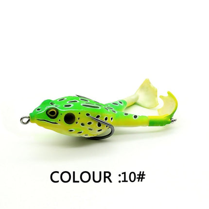 2 PCS Rotating Legs Thunder Frog Outdoor Fishing Bionic Bait(10)-garmade.com