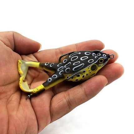 2 PCS Rotating Legs Thunder Frog Outdoor Fishing Bionic Bait(1)-garmade.com