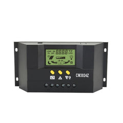 CM3024Z 12V24V 30A Solar Controller LCD Display Solar Charge Controller-garmade.com
