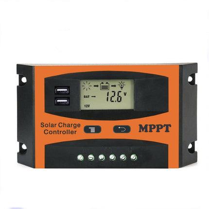 MPPT 12V/24V Automatic Identification Solar Controller With USB Output, Model: 60A-garmade.com