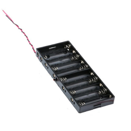 10 PCS AA Size Power Battery Storage Case Box Holder For 8 x AA Batteries without Cover-garmade.com