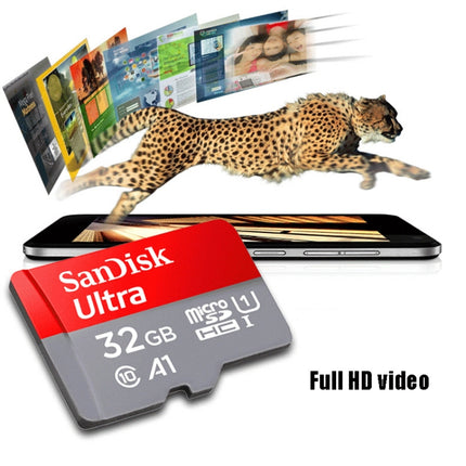 SanDisk A1 Monitoring Recorder SD Card High Speed Mobile Phone TF Card Memory Card, Capacity: 16GB-98M/S-garmade.com