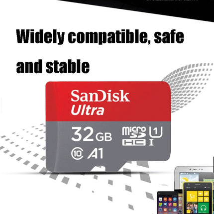 SanDisk A1 Monitoring Recorder SD Card High Speed Mobile Phone TF Card Memory Card, Capacity: 32GB-98M/S-garmade.com