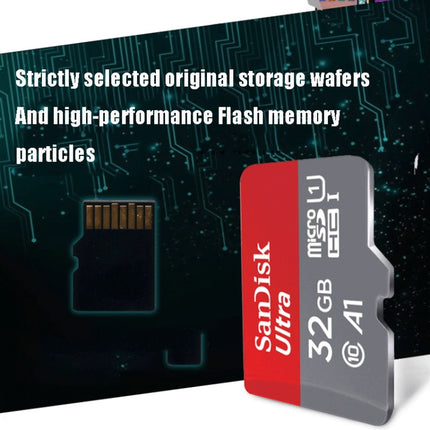SanDisk A1 Monitoring Recorder SD Card High Speed Mobile Phone TF Card Memory Card, Capacity: 64GB-100M/S-garmade.com