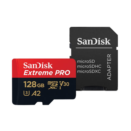 SanDisk U3 High-Speed Micro SD Card TF Card Memory Card for GoPro Sports Camera, Drone, Monitoring 128GB(A2), Colour: Black Card-garmade.com