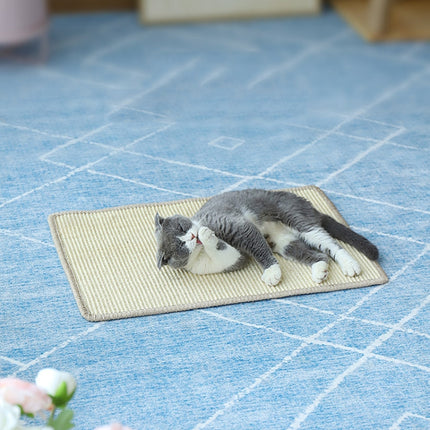 Cat Scratch Pad Pet Supplies Carpet Sleeping Mat Cat Placemat, Random Color Delivery, Specification: Overlock 30x40cm-garmade.com