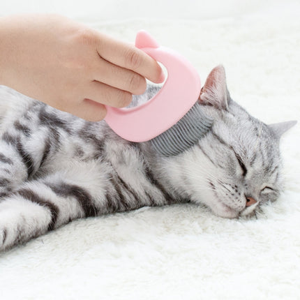 2 PCS Pet Lice Comb Cat Hair Removal Comb Pet Massage Supplies(Blue)-garmade.com
