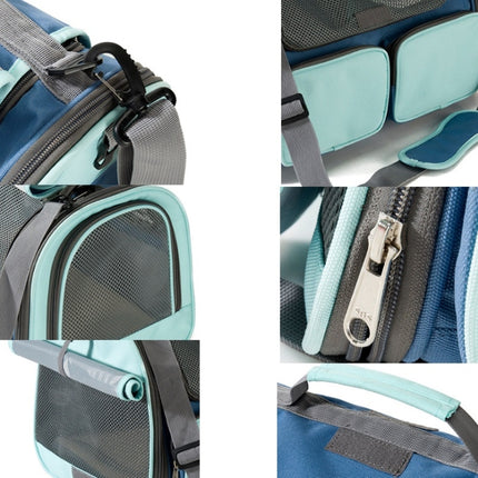 LDLC QS-062 Pet Breathable One-Shoulder Outing Carrying Bag For Medium & Large Cats(Gray)-garmade.com