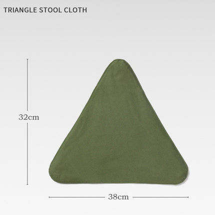 Outdoor Camping Waterproof Canvas Portable Triangle Stool Cloth-garmade.com