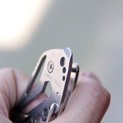 3 PCS Outdoor Multi-Function Key Clip Stainless Steel Carabiner(Without Corkscrew)-garmade.com