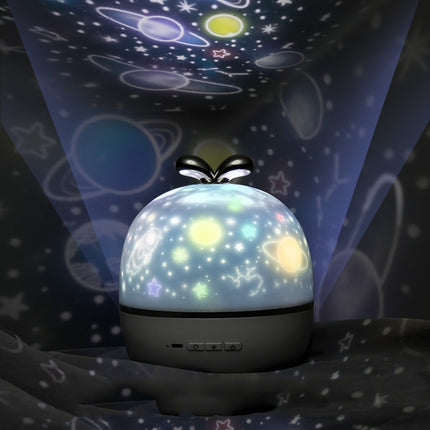 Fantasy Starry Sky Projector Night Light Atmosphere Light Valentine Day Gift, Style: USB-in Version-garmade.com