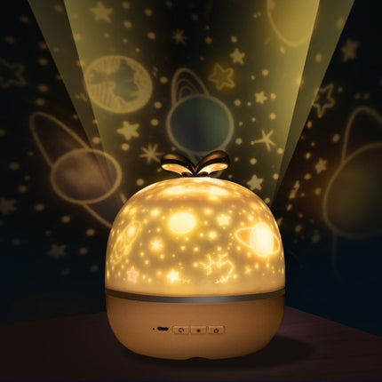 Fantasy Starry Sky Projector Night Light Atmosphere Light Valentine Day Gift, Style: Music Box-garmade.com