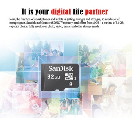 SanDisk C4 Small Speaker TF Card Mobile Phone Micro SD Card Memory Card, Capacity: 8GB-garmade.com