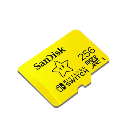 SanDisk SDSQXAO TF Card Micro SD Memory Card for Nintendo Switch Game Console, Capacity: 256GB Gold-garmade.com