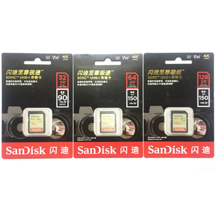 SanDisk Video Camera High Speed Memory Card SD Card, Colour: Gold Card, Capacity: 128GB-garmade.com