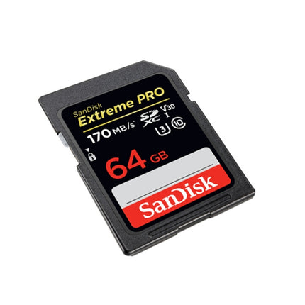 SanDisk Video Camera High Speed Memory Card SD Card, Colour: Black Card, Capacity: 64GB-garmade.com
