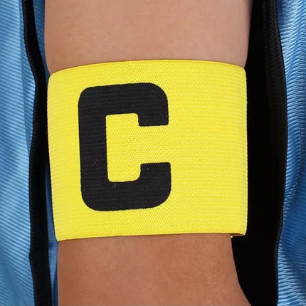 10 PCS Football Match Armband Elastic Sticker Winding-Type C Marker(Yellow)-garmade.com