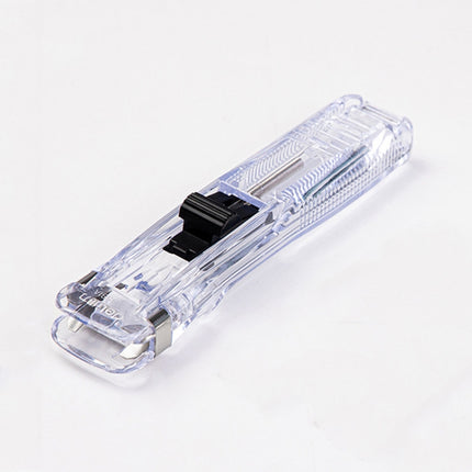 5 PCS Deli Office Stationery Supplementary Clip Push Clipper, Specification: 8591A (White)-garmade.com