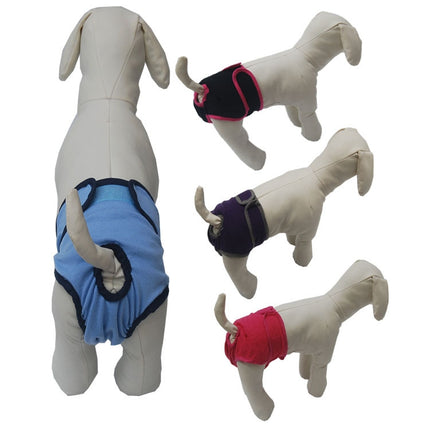 Pet Physiological Pants Large Medium & Small Dogs Anti-Harassment Safety Pants, Size: XS(Black)-garmade.com
