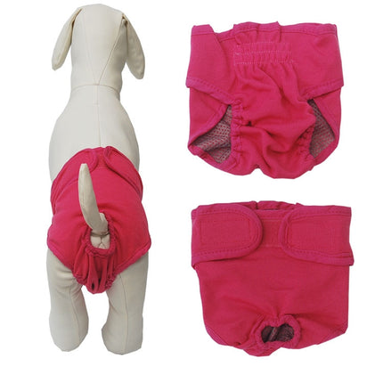 Pet Physiological Pants Large Medium & Small Dogs Anti-Harassment Safety Pants, Size: M(Pink)-garmade.com