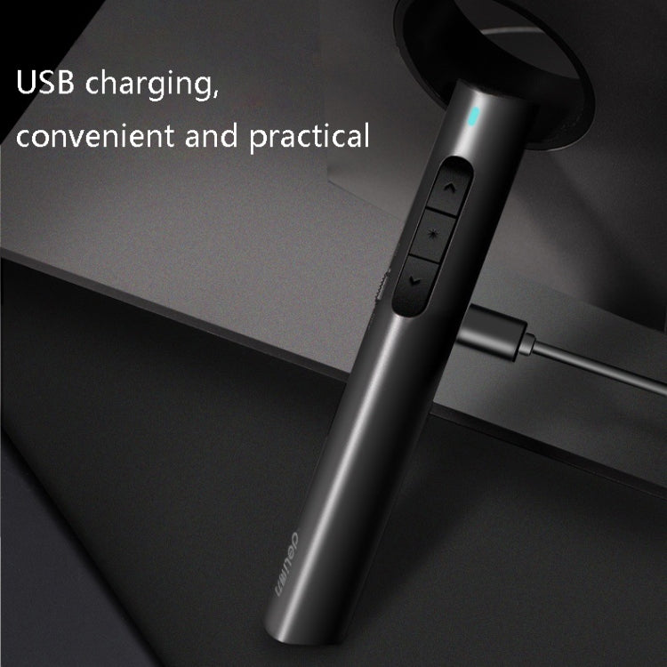 Deli 2.4G Flip Pen Business Presentation Remote Control Pen, Model: 2801 Black (Red Light)-garmade.com