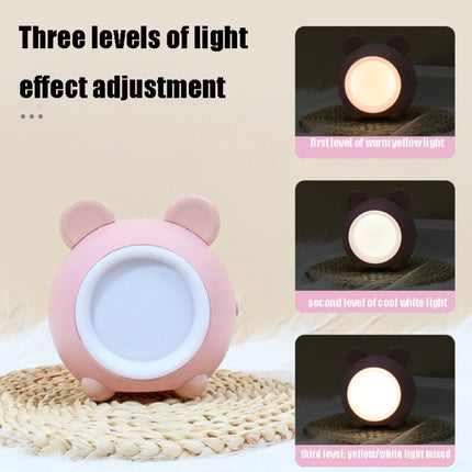 XY010 2 PCS Cute Pet Night Light LED Touch Dimming Dormitory Bedside Light(Brown Rabbit)-garmade.com