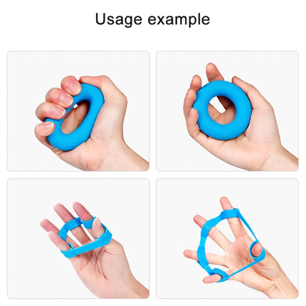 TF122 2 PCS 2 in 1 Silicone Grip Ring + Grip Device Set(Orange)-garmade.com