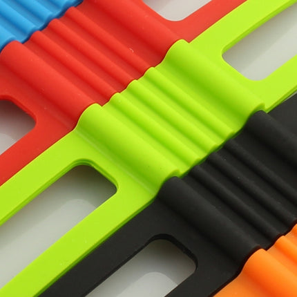 10 PCS High Elastic Silicone Straps Bicycle Fixed Strap Car Light Beam, Size: One Size(Translucent)-garmade.com