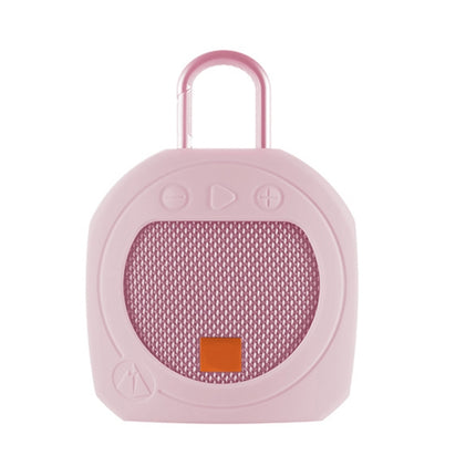 Silicone Bluetooth Speaker Protective Cover Anti-Fall Storage Cover for JBL Clip 3(Pink)-garmade.com