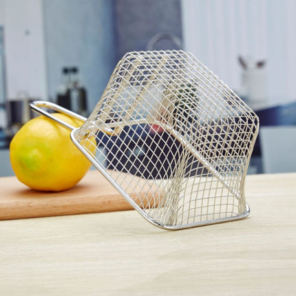 J13446S Stainless Steel Mini Fries Basket Restaurant Snack Bread Plate-garmade.com