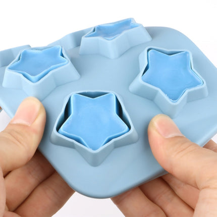 2 PCS Creative Silicone Ice Tray Mold 8 Continuous Mould Home-Made DIY Ice Tray Box, Style: Round (Red)-garmade.com