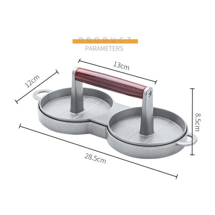 Aluminum Alloy Burger Press Meatloaf Press Mold-garmade.com