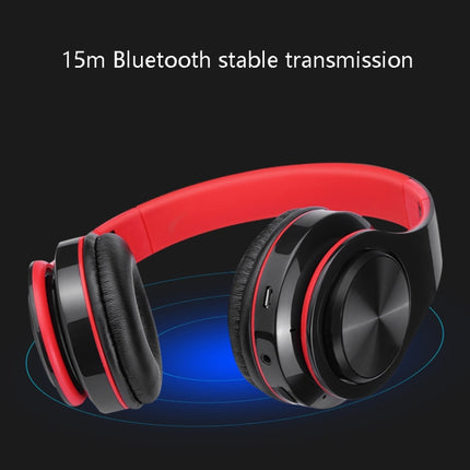 FG-69 Bluetooth Wireless Headset Subwoofer Mobile Computer Headset(Blue)-garmade.com