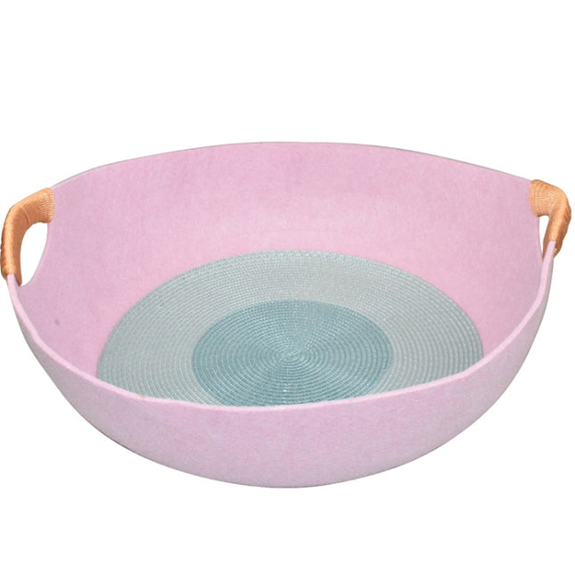 Four Seasons Universal Felt Nest For Pets Cat Bed Pet Supplies(Pink)-garmade.com