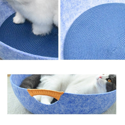 Four Seasons Universal Felt Nest For Pets Cat Bed Pet Supplies(Pink)-garmade.com