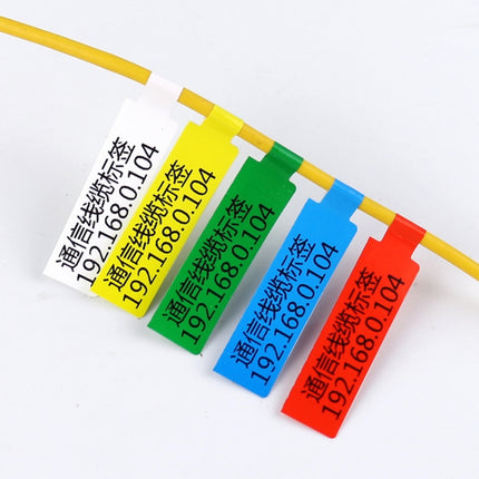 Printing Paper Cable Label For NIIMBOT B50 Labeling Machine(02F-Red)-garmade.com