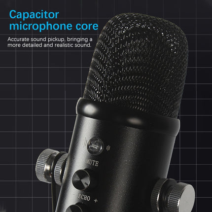 BM-86 USB Condenser Microphone Voice Recording Computer Microphone Live Broadcast Equipment Set, Specification: Cantilever Bracket Set-garmade.com