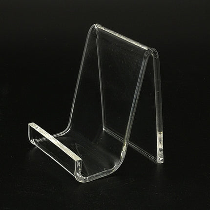 QH-040 10 PCS Acrylic Transparent Mobile Phone Display Stand(Transparent)-garmade.com