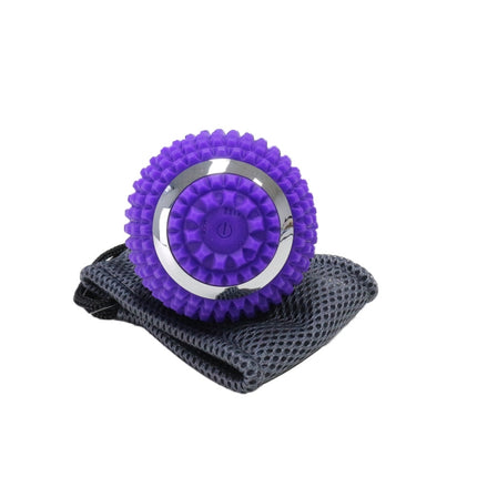 Yoga Ball Electric Massage Ball Handheld Silicone Ball Purple-garmade.com