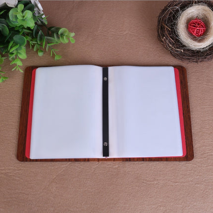 3 PCS 6-Inch 32 Sheets Wooden DIY Photo Album Creative Gift( I love You)-garmade.com