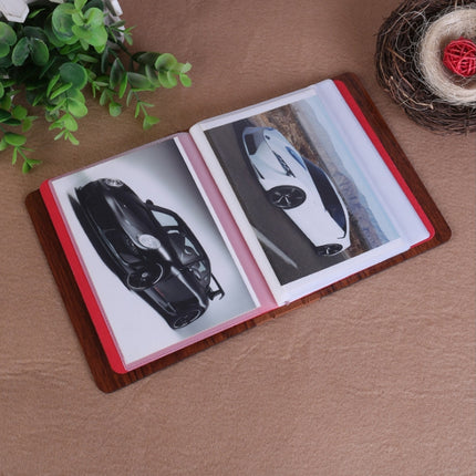 3 PCS 6-Inch 32 Sheets Wooden DIY Photo Album Creative Gift(The Story Of Time)-garmade.com