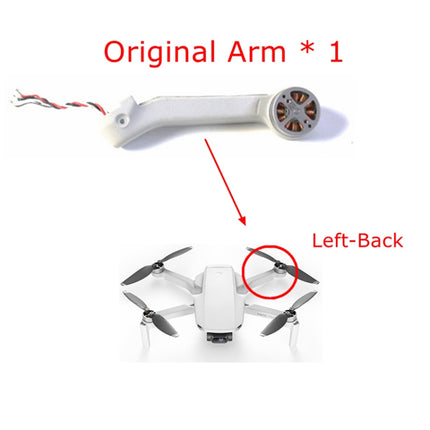 Aircraft Motor Arm Repair Parts For DJI Mavic Mini(Left Rear Arm)-garmade.com