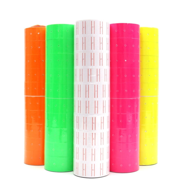 A400 3 PCS Color Coding Paper Supermarket Price Label Paper(Double Red line)-garmade.com