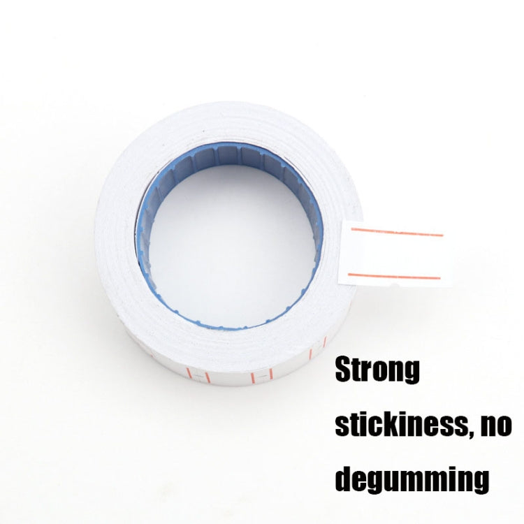 A400 3 PCS Color Coding Paper Supermarket Price Label Paper(Double Red line)-garmade.com