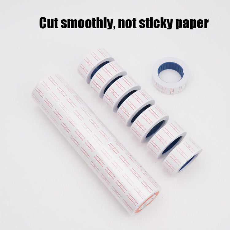 A400 3 PCS Color Coding Paper Supermarket Price Label Paper(Double Red line)-garmade.com