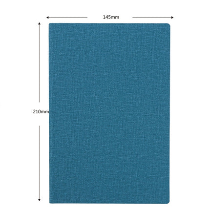 2 PCS Business Notebook PU Notepad Student Diary Book, Specification: A5(Peacock Blue)-garmade.com